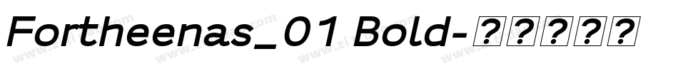 Fortheenas_01 Bold字体转换